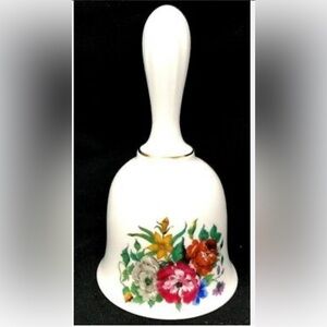Bareuther Waldsassen Ceramic Bell with Handle. Made in Bavaria Germany